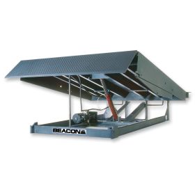 This BH2 series Hydraulic dock levelers features push button control.